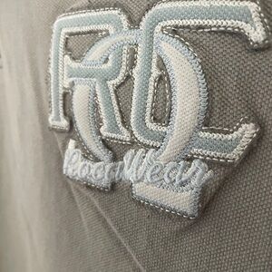 Roca Wear Gray Polo Shirt with Embroidered Chest Design size XL